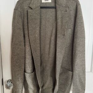 Buck Mason Gray Military Field Jacket Medium